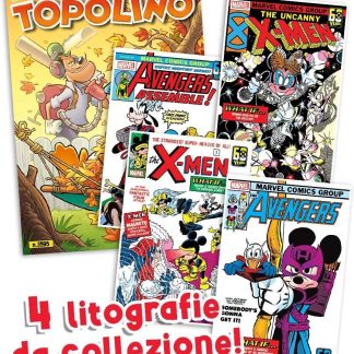 Topolino 3595 + Litografie Marvel