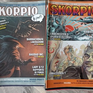 SKORPIO - Lotto Fumetti Anno 2017/2018