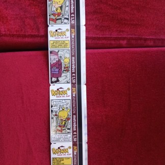 RAT MAN - Set di 4 Biglietti Autobus ATAC a tiratura limitata